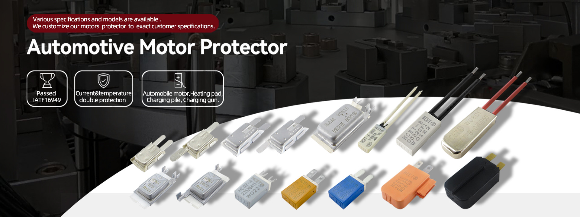 calidad Interruptor de protección térmica fábrica