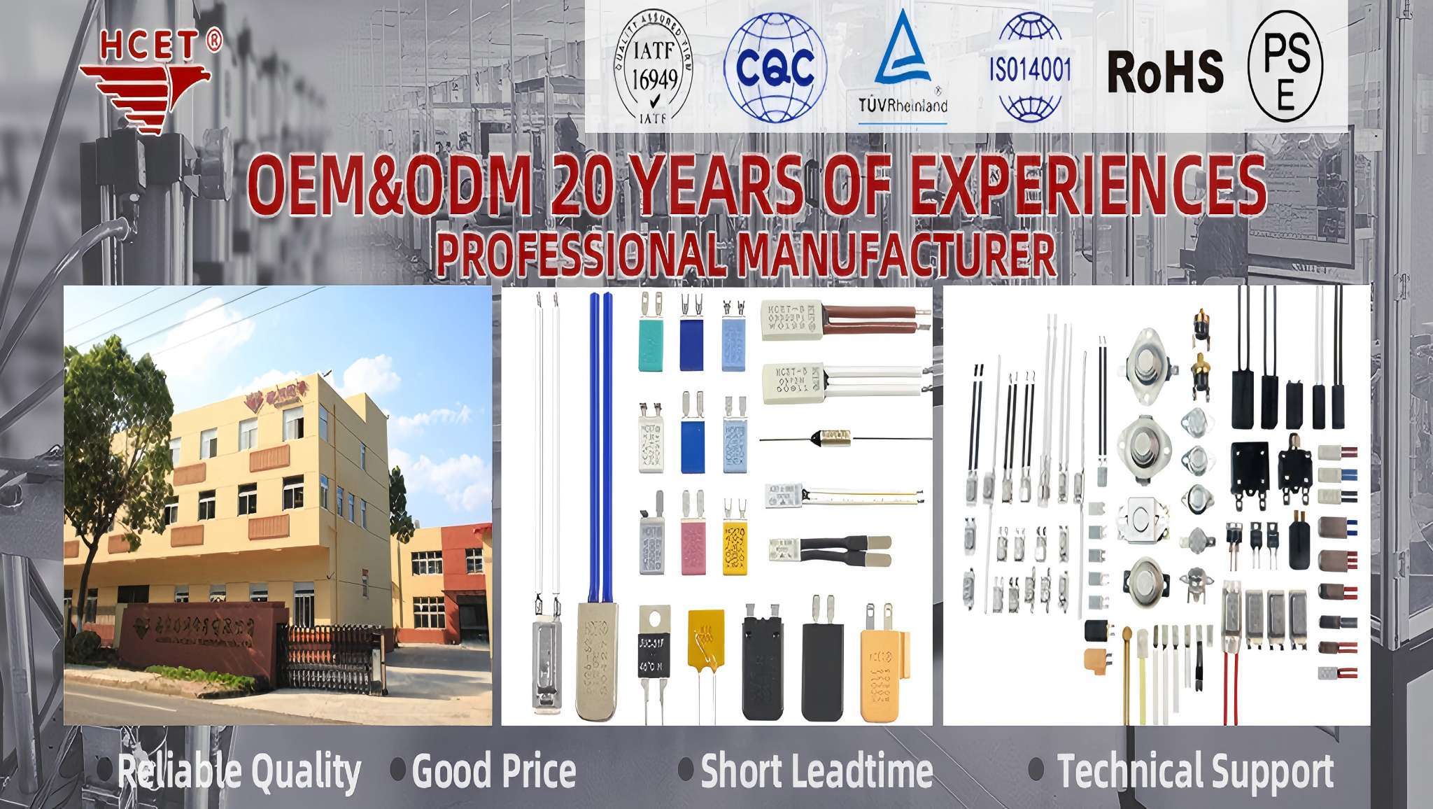 Blog công ty mới nhất về Tại sao Công ty TNHH Điện tử Nam Kinh Hải Xuyên là lựa chọn hàng đầu cho Công tắc bảo vệ nhiệt ở Đông Nam Á?