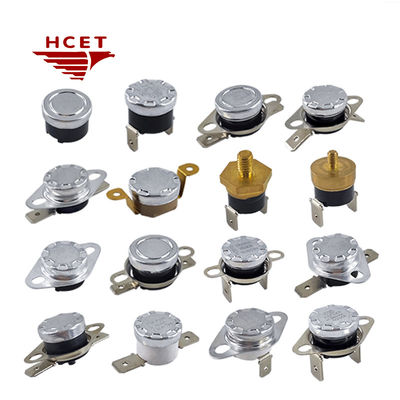 Custom KSD301 Thermal Switch Thermostat Cutout 250V 10A 150c Temperature Control