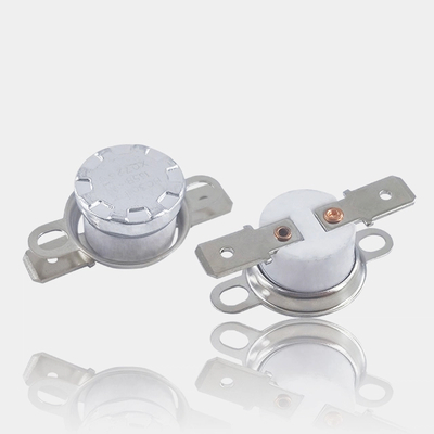 KSD Series Bimetal Disc Thermostat Normally Closed HC301 Thermal Cutoff Switch for Electric Griddle, Bread Maker