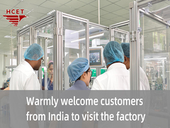 Warmly welcome Indian customers to visit the factory