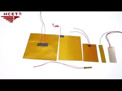 The HCET-A temperature switch is applied to the heating pad