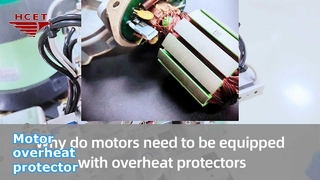 Why do motors need to be equipped with overheat protectors